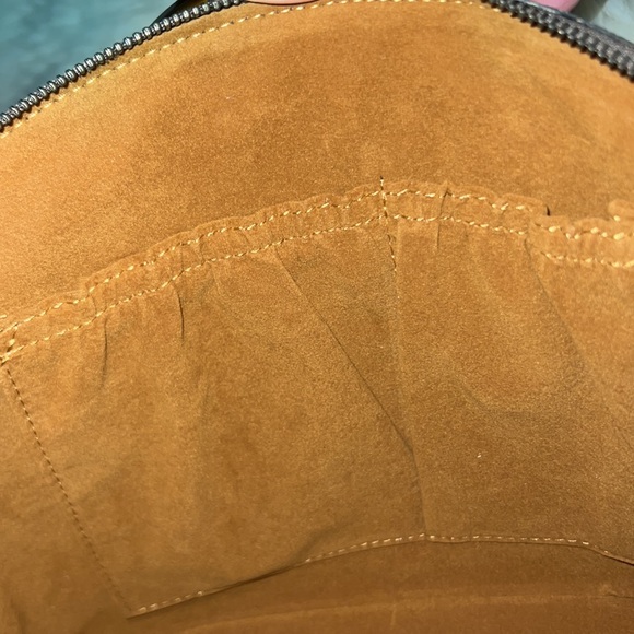 Patricia Nash Blush Pink Woven Leather Dome Satchel 💕 - Picture 5 of 5